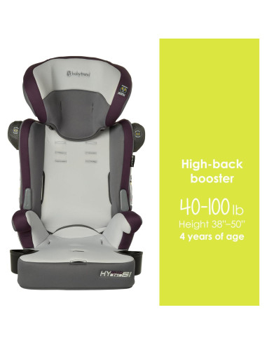 Asiento de Aumento 3 en 1 Baby Trend Hybrid SI Dash Ciruela