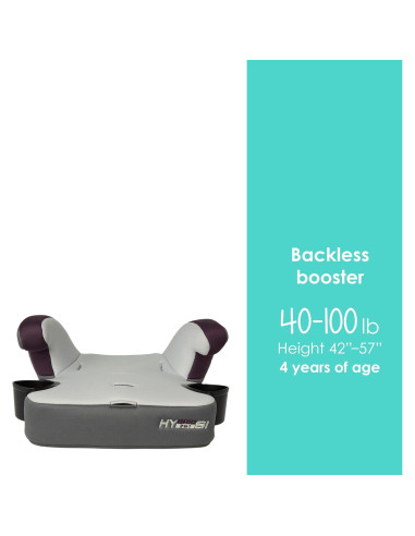 Asiento de Aumento 3 en 1 Baby Trend Hybrid SI Dash Ciruela