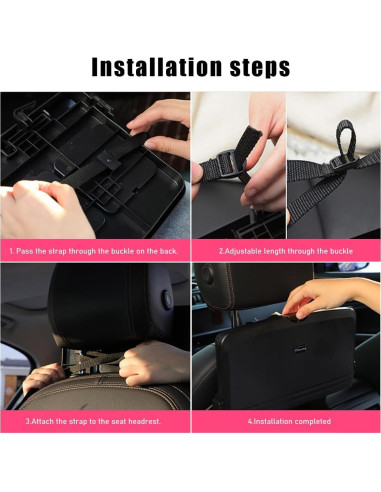 Soporte de bandeja de comida plegable Sylvil para automóvil