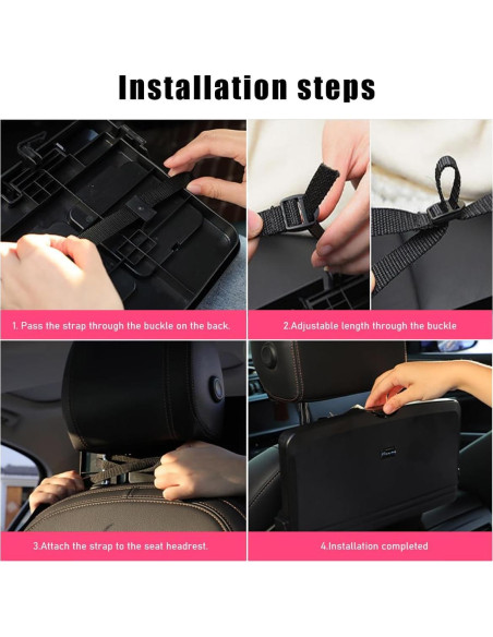 Soporte de bandeja de comida plegable Sylvil para automóvil