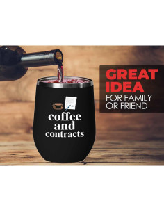 Taza de Vino Bubble Hugs 355ml - Acero Inoxidable Moderna 2