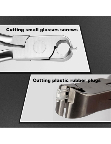 Alicates de Corte LEONTOOL para Gafas con Destornillador