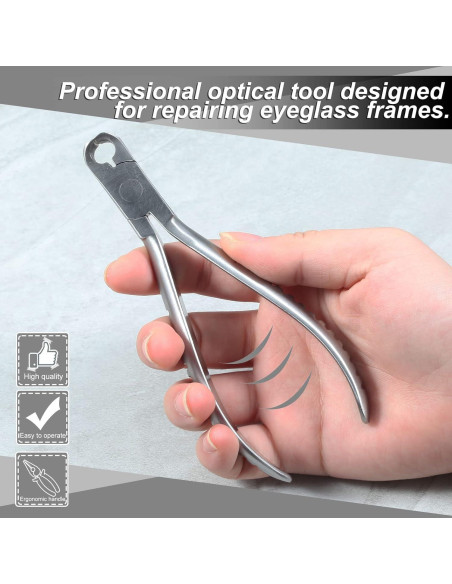 Alicates de Corte LEONTOOL para Gafas con Destornillador