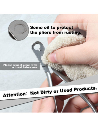 Alicates de Corte LEONTOOL para Gafas con Destornillador