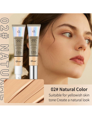 Crema CC Soelegant Natural y Marfil SPF 50 31 ml Hidratante