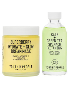Dúo de Viaje Youth To The People: Limpiador y Máscara Facial