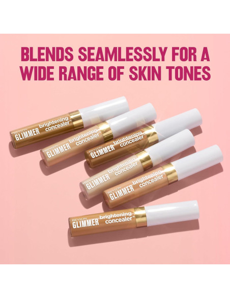 Corrector Iluminador Revlon Glimmer 135, 8.8 ml, Maquillaje Líquido