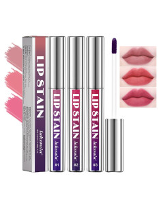 Lápiz Labial Despegable Aseawave 3 Piezas Brillo Rosa 24 Horas