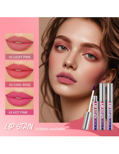 Lápiz Labial Despegable Aseawave 3 Piezas Brillo Rosa 24 Horas 2