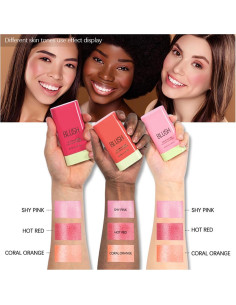 Barra de Rubor en Crema FYEBOO 17g Rosa Tímido Multiusos 2