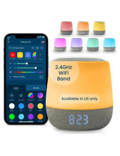 Babysense Dreamer 2.0 Máquina de Sonido y Luz Nocturna