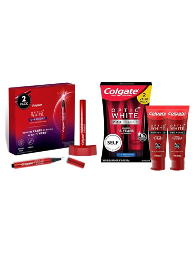 Bolígrafo Blanqueador de Dientes Colgate Optic White + Pasta 85g