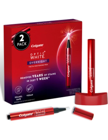 Bolígrafo Blanqueador de Dientes Colgate Optic White + Pasta 85g