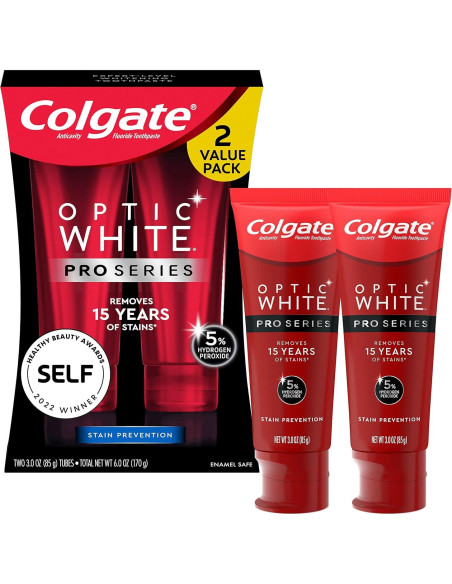 Bolígrafo Blanqueador de Dientes Colgate Optic White + Pasta 85g