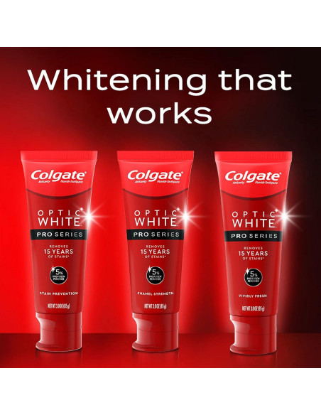 Bolígrafo Blanqueador de Dientes Colgate Optic White + Pasta 85g