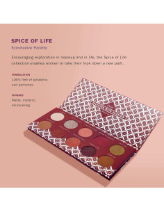 Paleta de Sombras ZOEVA Especias de Vida - 10 Tonos Altamente Pigmentados 2