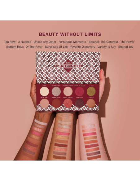 Paleta de Sombras ZOEVA Especias de Vida - 10 Tonos Altamente Pigmentados