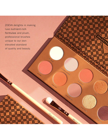 Paleta de Sombras ZOEVA Especias de Vida - 10 Tonos Altamente Pigmentados