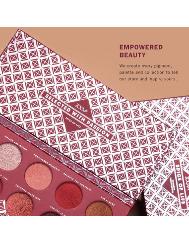 Paleta de Sombras ZOEVA Especias de Vida - 10 Tonos Altamente Pigmentados
