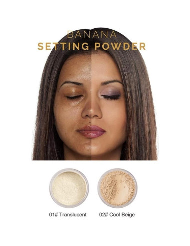 Paquete de 2 Polvos Fijadores PHOERA 101 Translúcido 20g