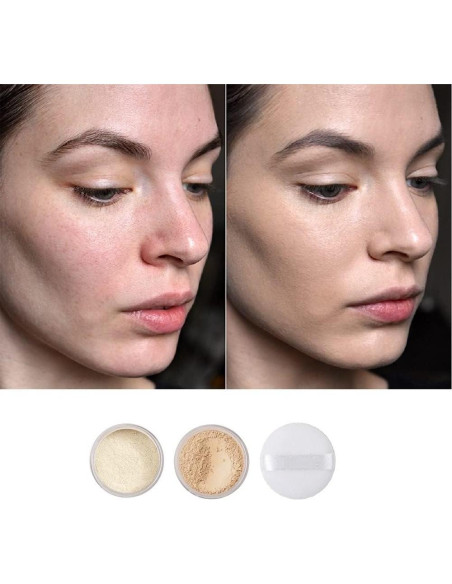 Paquete de 2 Polvos Fijadores PHOERA 101 Translúcido 20g