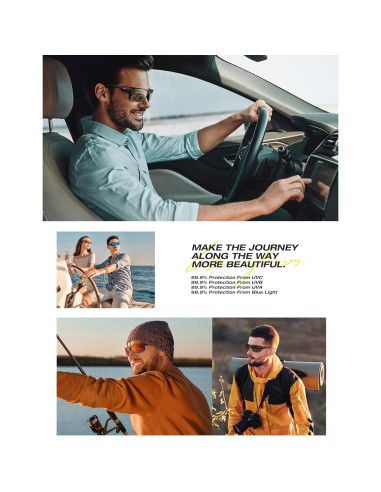 Gafas de sol RIVBOS RBS861 polarizadas para deportes