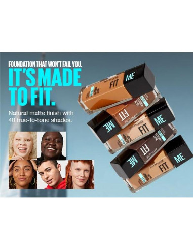 Base Mate Maybelline Fit Me 29.57 ml Trufa - Sin Poros