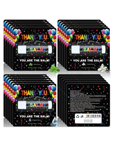 30 Balsamos Labiales de Apreciación Kuabiz - Menta y Vainilla