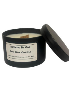 Vela Aromática de Cera de Soja 240g Acqua-Di-Gio Hecha en EE.UU.