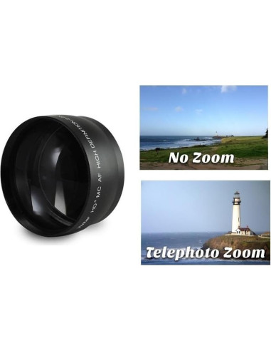 Lente Telefoto HD 2.2X Pro Ser para FujiFilm X-E3 58mm