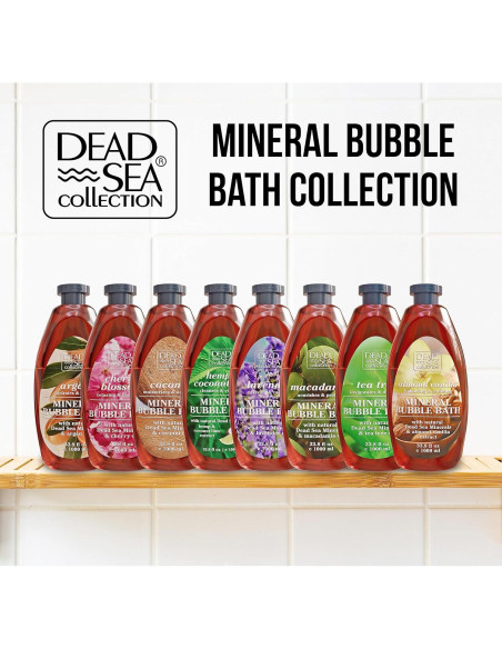 Baño de Burbujas Colección del Mar Muerto 2000 ml Almendra Vainilla