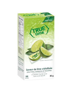 True Lime Saborizante de Agua 100 Paquetes 0 Calorías