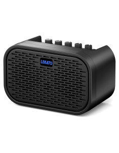 Amplificador de guitarra eléctrica LEKATO 10W Bluetooth portátil