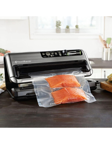 Máquina Selladora al Vacío FoodSaver FM5380 2-en-1 Acero Inoxidable Máquina Selladora al Vacío FoodSaver FM5380 2-en-1 Acero Inoxidable
