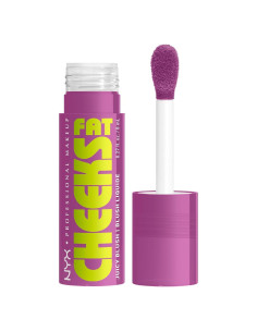 Rubor Líquido Brillante NYX Fat Cheeks 12HR - Arándano