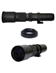 Lente Telefoto VIVITAR 500mm F8.0 para Cámaras Olympus SLR