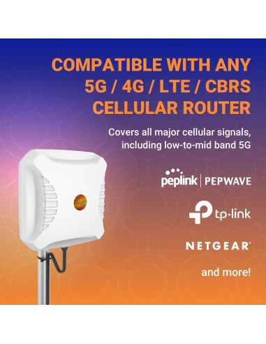 Antena Direccional Celular Poynting XPOL-2-5G 11dBi 5m Cable