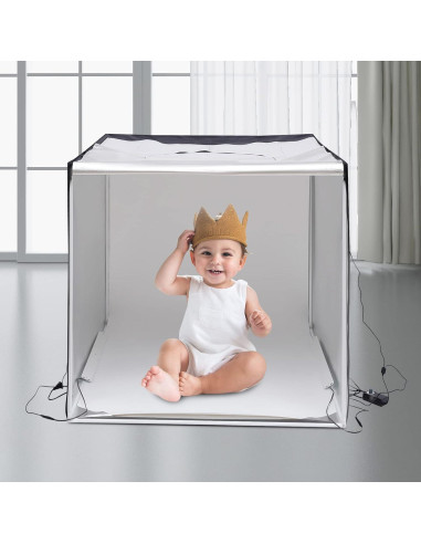 Caja de Luz Fotográfica Profesional TYsooku 1x1m LED 5500K