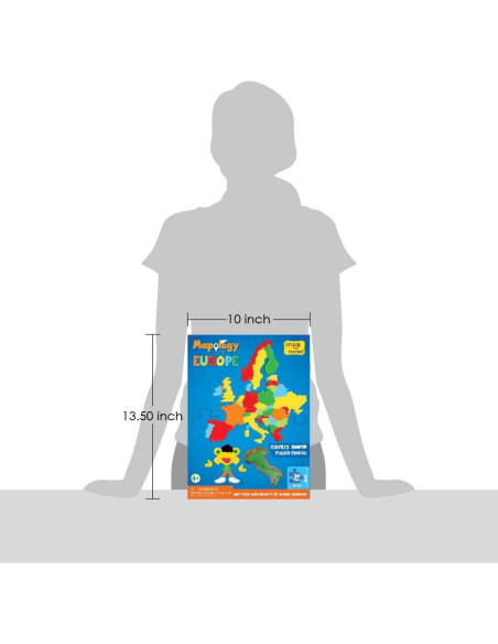 Rompecabezas de Mapa de Europa Imagimake - 32 Piezas
