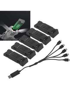 Batería de Litio 3.7V 1200mAh + Cable de Carga 5 en 1 VBESTLIFE 2