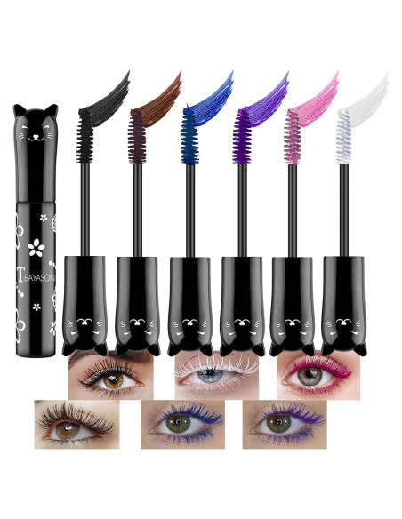 Set de 6 Máscaras de Color Arcoíris Alisesun - Hipoalergénicas