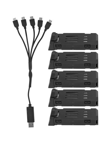 Batería de Litio 3.7V 1200mAh + Cable de Carga 5 en 1 VBESTLIFE