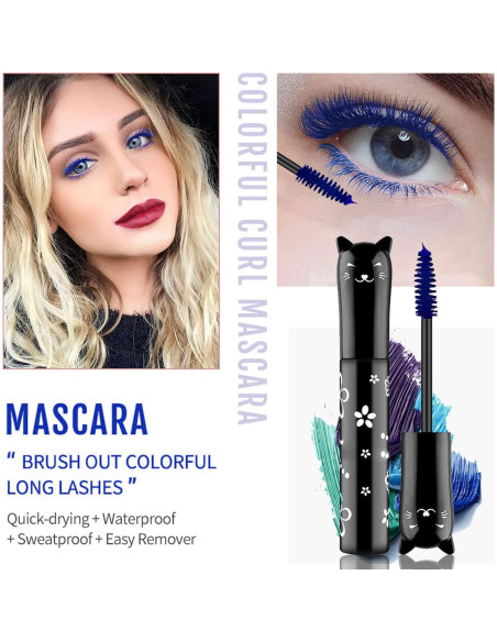 Set de 6 Máscaras de Color Arcoíris Alisesun - Hipoalergénicas