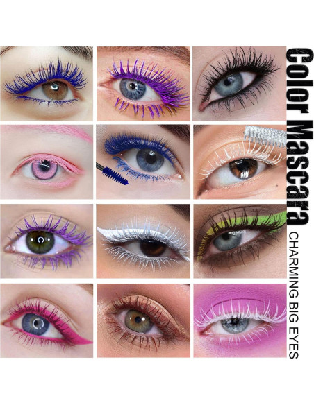 Set de 6 Máscaras de Color Arcoíris Alisesun - Hipoalergénicas