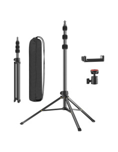 Trípode Ligero LenTok para Luz de Anillo 1.75m Ajustable