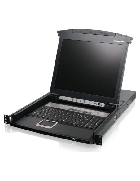 Consola KVM 8 Puertos IOGEAR GCL1808 17" LCD Negro