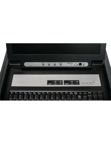 Consola KVM 8 Puertos IOGEAR GCL1808 17" LCD Negro