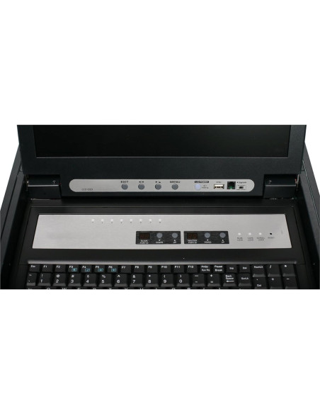 Consola KVM 8 Puertos IOGEAR GCL1808 17" LCD Negro