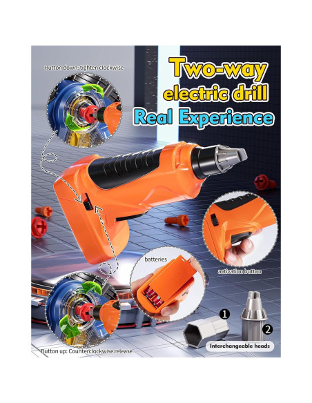 Kit de Construcción de Motores Jovow para Niños 3-12 Años