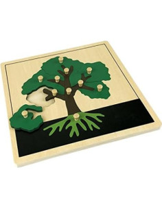 Rompecabezas de Botánica Montessori Elite - 24x24 cm 2